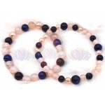 PULSEIRA ANCESTRAL - ALQUIMIA AZUL (C/ TURMALINA NEGRA E PEDRAS PRECIOSAS)